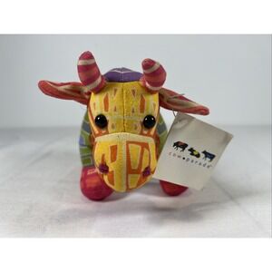 2001 Vtg Cow Parade New/Tag Westland Giftware Chicago "Oh Wow Cow" 8" Plush